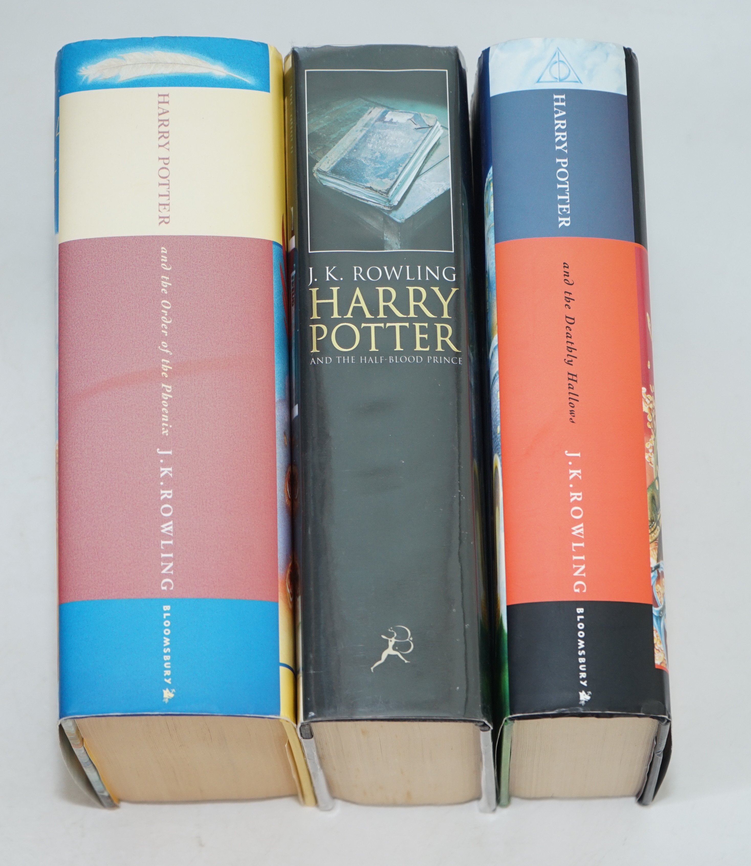 Rowling, J.K - Three works - Harry Potter and the Order of the Phoenix, 1st edition, a misbound copy - The Hogwarts High Inquisitor chapter finishes mid-sentence on p. 288; Chapter Twenty Three repeated twice, in wrong o